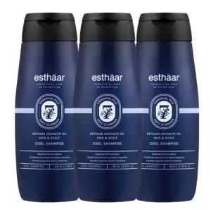 애경 에스따르 아로마틱 오일 케어 헤어앤스칼프 쿨샴푸 180ml 3개