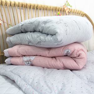 오가닉 워싱 순면 100% / 신생아 아기 블랭킷 애착담요 겸 낮잠이불