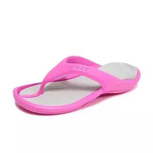 크록스 아테네 플립플랍 일렉트릭핑크 여자 텅 쪼리 슬리퍼 샌들 10024-6QQ