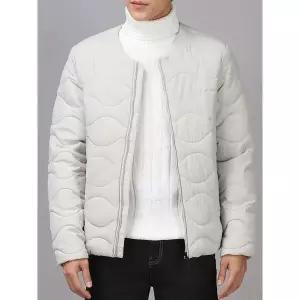 [후앙스]다운라이크 웨이브 퀄팅 누빔 경량 패딩 자켓 점퍼 PWPD0836_P330963075