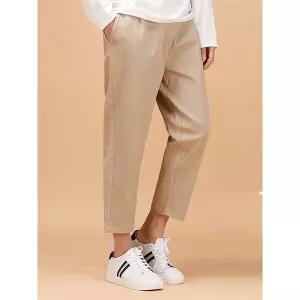 [후앙스]데일리 와이드 9부 편안한 스판 면바지 PWCP1040_P336056056