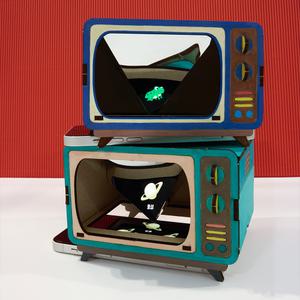 [민화샵] 3D 홀로그램 과학 실험 도구 시어터 만들기 키트