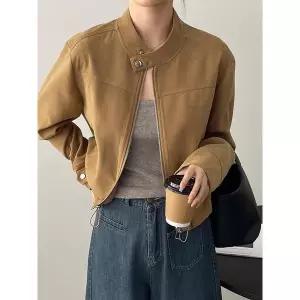 [카라]KARRA 심플요크스웨이드자켓 A5S0668_P391304411