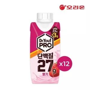 오리온 닥터유 프로 드링크 단백질 딸기맛(250ml) x 12팩