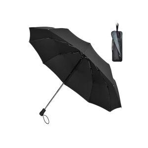 TAIKUU 접이식 우산 남성 큰 사이즈 경량 10개골 접이식 우산 큰 튼튼 접이식 우산 튼튼 내풍 강풍에 강하다 접이식 우산 맨즈 수동 초발수 우산 케이스 포함(블랙)