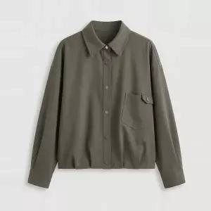 KARRA 핀턱헴라인포켓점퍼_A5S0317