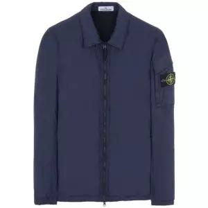 [명품] 22FW 771510223 V0020 와펜패치 오버셔츠 집업 자켓 네이비 남성 자켓