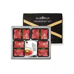 [농협안심한우][농협안심한우] 한우 1+등급 한우 불고기 양념 세트 2호 (불고기600g x 4팩+양념소스)