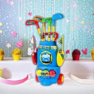 꼬마버스타요 골프놀이 장난감 골프채 가방 세트 실내 공놀이 스포츠 유산소운동 유아 어린이