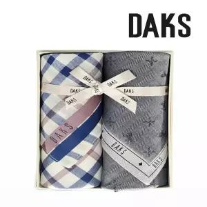 [롯데백화점]닥스 2매 남녀 손수건 세트 DES1101 71+DED2104 06