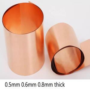 0.5mm 0.6mm 0.8mm ERCu 시트 구리 무산소 구리판 호일 구리 스트립 구리 벨트 구리 밴드 구리 밴드 구리