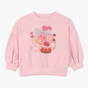 [롯데백화점]밀리밤 러블리버니그래픽맨투맨(MLMA26S1G)