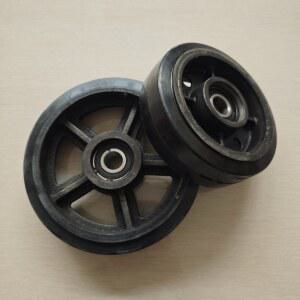 6인치 타이어 바퀴 일반형 액세서리 25CM 무소음 8인치 휠구멍 내마모성 전기 솔리드