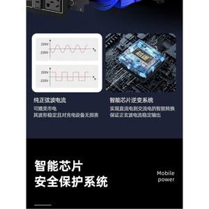 220V 올인원 캠핑용파워뱅크 캠핑 PB 1200WH 휴대용 파워뱅크 1600W