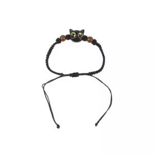 매듭팔찌 옐로 땡글 고양이 매듭 팔찌 매듭팔찌 소원팔찌 우정팔찌 끈팔찌 학생팔찌