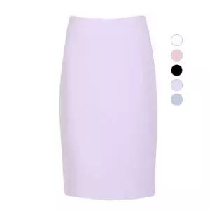 비비드시크릿가너 여성 파스텔 봄가을 미디 정장 스커트 646504