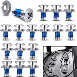 Adnee 64Pcs 스노보드 바인딩 나사 세트 - 와셔가 포함된 장착 스키 아웃도어 스포츠 부품 교체용 고정