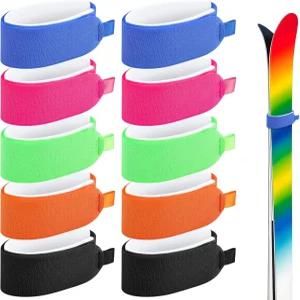 EVA 패딩 조절 가능한 스키 랩 타이가 있는 10개의 PCS 스트랩 패스너 18.7×2인치 겨울 크리스마스