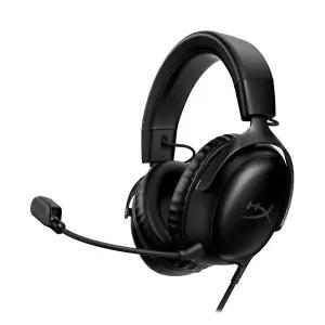 178695 HyperX Cloud III ？ 유선 게이밍 헤드셋, PC, PS5, Xbox 시리즈 X|S, 각진 53mm 드라이버, DTS 공