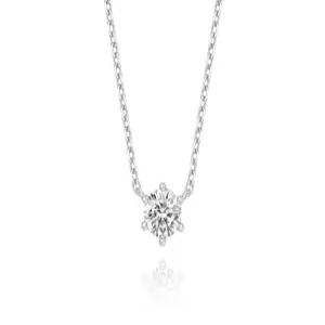 [스타필드 하남 미니골드]14K [DIA-5부] 클래식 6프롱 목걸이MNS02798