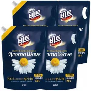 비트 아로마 웨이브 카모마일 액상세제 리필 2L 4개