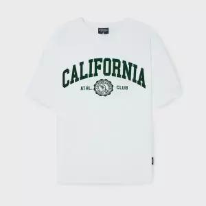 [후아유](센텀시티점)California Lettering T-shirt(Over Fit) WHRAG2322U