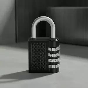 다이얼 방식 4자리 비밀번호 잠금장치 아연 합금 휴대용 보안