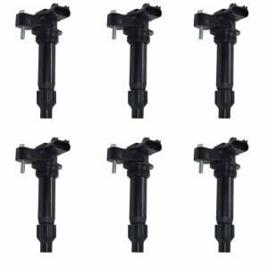 뷰익 캐딜락 쉐보레 GMC CTS SRX XTS 카마로 이쿼녹스 임팔라 지형 V6 3.0L 3.2L 3.6L UF569 교체용 점화 코일 팩 6종 세트