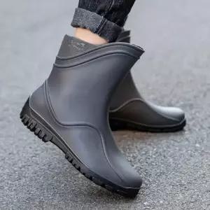 웨스턴장화 4컬러 패션장화 장마철 레인부츠 방수장화 남자 용 워커부츠