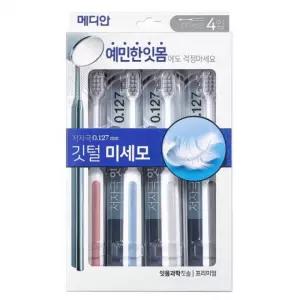 초미세모 깃털 칫솔 프리미엄 저자극 메디안 부드러운 4P 잇몸과학