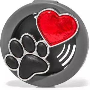 리미티드 브랜드 배스 바디 웍스 향기 휴대용 통풍구 클립 그레이 도그 발 하트