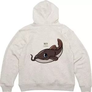 [RIZPICK]후드집업 뒷면 프린트티셔츠 메기 바다생물