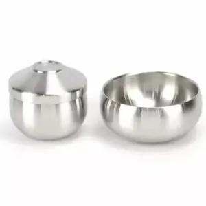 무광 QQ21ZK65 이중 스텐 공기 소형 스텐그릇 식당공기밥