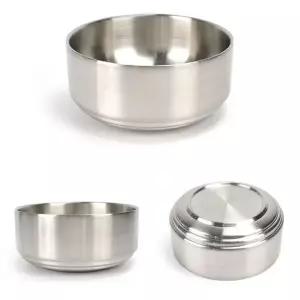 이중 LL08NA12 스텐 비빔밥 후식 국수 면그릇 17.5cm 4호