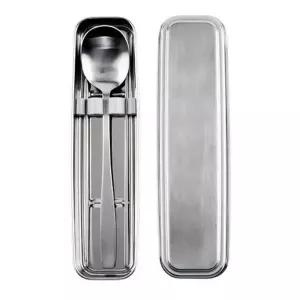 국산 OF30NG54 스텐 수저세트 성인 수저 젓가락 수저통 1벌