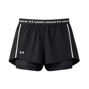 언더아머 UA 테크 투인원 여자 트레이닝 반바지 쇼츠 팬츠 블랙 러닝 헬스 1389895-001 460199