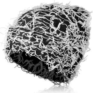 추어리 디스트레스 니트 비니 퍼지 겨울 모자 두꺼운 따뜻한 Y2k 스노우 해골 여성 남성용