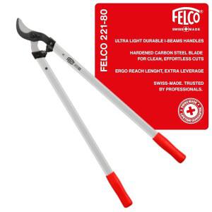 FELCO F221 80 스위스산 원예용 로퍼 32인치 나뭇가지 정밀 경량 U2013
