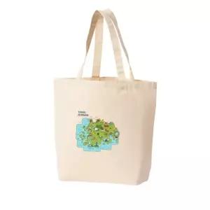 추가 무료 한국여행 전남관광지도 토트백 전남여행 글자디자인 전남최고 에코백