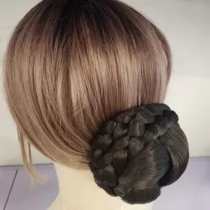 옆집샵 똥머리 가발 한복 머리용 당고 가채 위그 부분 가발