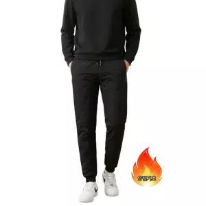 [제니유] 겨울 남성 고주파 누빔 양털 기모 패딩 조거팬츠 빅사이즈_P411055261