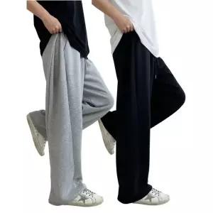 [제니유] 남자 사이드 핀턱 옆트임 기모 와이드 트레이닝 팬츠_P415309220