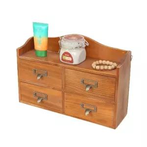 원목 화장품정리대 캐비닛 수납화장대 선반 나무 서랍형