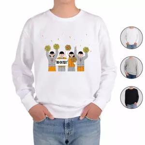 맨투맨 전색상 우리 화이팅 해요 프린트셔츠 zSw7+4lWc