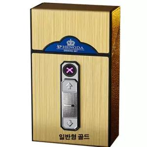 담배케이스 플라즈마 라이터 아크 일체형 신형 충전 지포 고급라이터 담배케이스플라즈마라... 1개