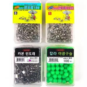 도래 100개 크레인 핀도래 갈치 쭈꾸미 문어 채비