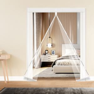 현관방풍비닐 커튼 대형 자석 바람막이 문풍지 우풍차단 막 200x250