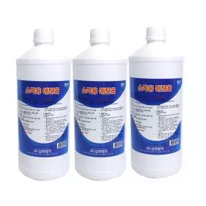 삼현제약 소독용 에탄올 1리터-3개