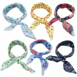 면 손수건 여성 가제 순면 스카프 간절기 두건 단체 쁘띠 목 등산 데일리 마운틴 인쇄