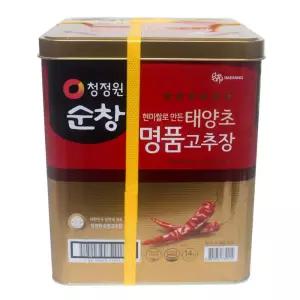청정원 태양초 명품 고추장 14kg /